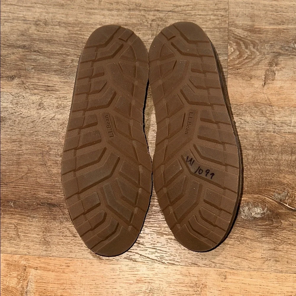 L.L. Bean Women's Tan Suede Slip-On Loafers